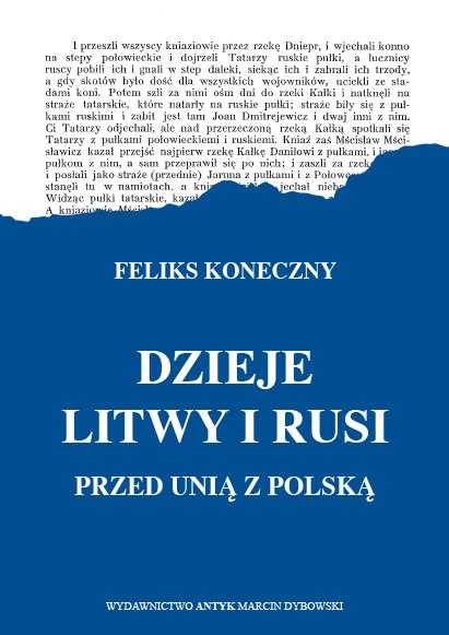 Stara Szuflada Dzieje Litwy i Rusi przed Unią z Polską